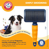 Simply Calm Self Cleaning Slicker Brush (Sweet Lily & Vanilla) by Arm & Hammer