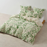 Lindy Natural Duvet Cover Set by Linen House