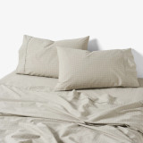 Volley Check Sheet Set by Linen House