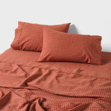 Volley Check Sheet Set by Linen House
