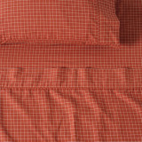 Volley Check Sheet Set by Linen House