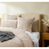 Blake Velvet Coverlet Set by Renee Taylor - Nude