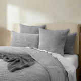 Blake Velvet Coverlet Set by Renee Taylor - Silver Line
