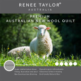 Premium Australian Wool Duvet Inner 550 GSM by Renee Taylor