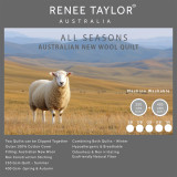 All Seasons 2 in 1 Australian Wool Duvet Inner by Renee Taylor