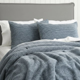Boronia Waffle Comforter Set by Cloud Linen