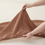 Linen Cotton Sheet Set - Terracotta