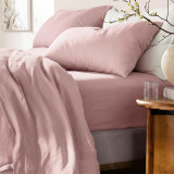 Linen Cotton Sheet Set - Woodrose