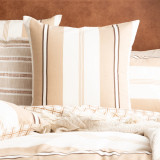 Stephine Stripe Cotton Slub Reversible Duvet Cover Set by Renee Taylor