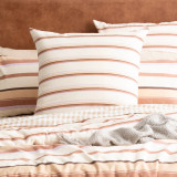 William Stripe Cotton Slub Reversible Duvet Cover Set by Renee Taylor