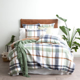 Olivia Yarn Dyed Cotton Duvet Cover Set by Renee Taylor