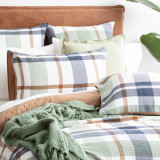 Olivia Yarn Dyed Cotton Duvet Cover Set by Renee Taylor
