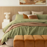 Acacia Jacquard Pear Duvet Cover Set by Bambury