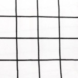 Grid Black Flannelette Fitted Sheet Set by Bambury
