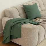 Milo Waffle Throw by Bambury - Juniper