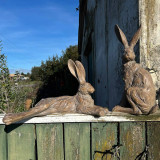 Pecan Country Hare - Resting Earth by Linen & More - 46.5X44X32cm