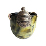 Tortoise Hanging Rim II Gold by Linen & More - 8x5.5x6cm