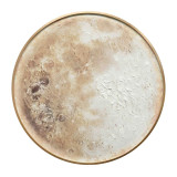Moon Led Gold/Metal Round Frame by Linen & More - 70cm