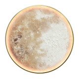 Moon Led Gold/Metal Round Frame by Linen & More - 70cm