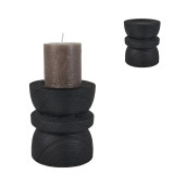 Brutalist Candle Holder by Linen & More - 14x12.2x12.2cm