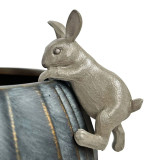 Rabbit Hanging Rim V - Grey by Linen & More