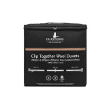 Wool All Seasons Clip Together Duvet Inner by Fairydown
