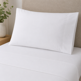 Crisp Commercial Flat Sheet with Cuff (Sold Separately)