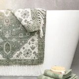 Vintage Handwoven Bath Rug - Karabakh