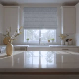 Iconic Roman Blockout Roller Blinds by Filigree - Silver