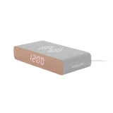 Retro Flat LED Alarm Clock Mouse Grey by Karlsson