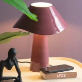 Retro Flat LED Alarm Clock White by Karlsson