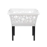 Laundry Basket On Legs by White Magic - 50L