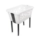 Laundry Basket On Legs by White Magic - 50L