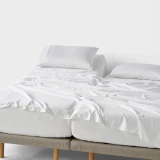Close up of Augusta Sheet Set Split King By Linen House