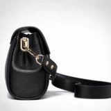 Carnation Black Leather Crossbody by Nikau Design