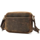 Cedar Crazyhorse Leather Crossbody by Nikau Design