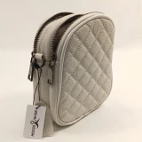 Orchid White Leather Crossbody by Nikau Design