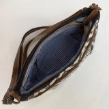 Rosie Hide/Canvas Crossbody Bag Bag by Backyard