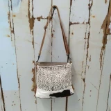 Brittany Hide Crossbody Bag by Backyard