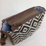 Katie Hide/Canvas Crossbody Bag Bag by Backyard