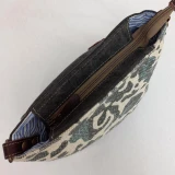 Monica Leather/Canvas Crossbody Bag Bag by Backyard