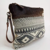 Kelly Hide/Canvas Crossbody Bag Bag by Backyard
