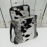 Diana Hide Crossbody Bag Black by Backyard