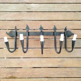 5 Cup Leaves Wall Sconce by Backyard