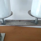 Iron Triple Candle Holder by Backyard