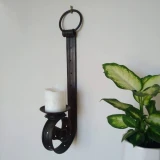 Iron Candle Wall Sconce by Backyard