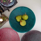 Round Textured Platter by Vanillaware
