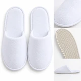Commercial Velour Adult Slipper Closed Toe