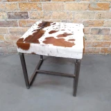 Caramel Nate Hide Stool by Backyard