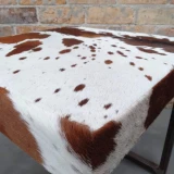 Caramel Nate Hide Stool by Backyard